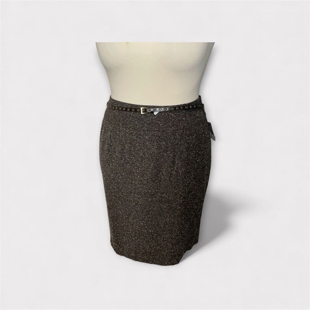 Worthington Womens Skirt 18 Brown Secretary Classic Career Minimalist Corp‎